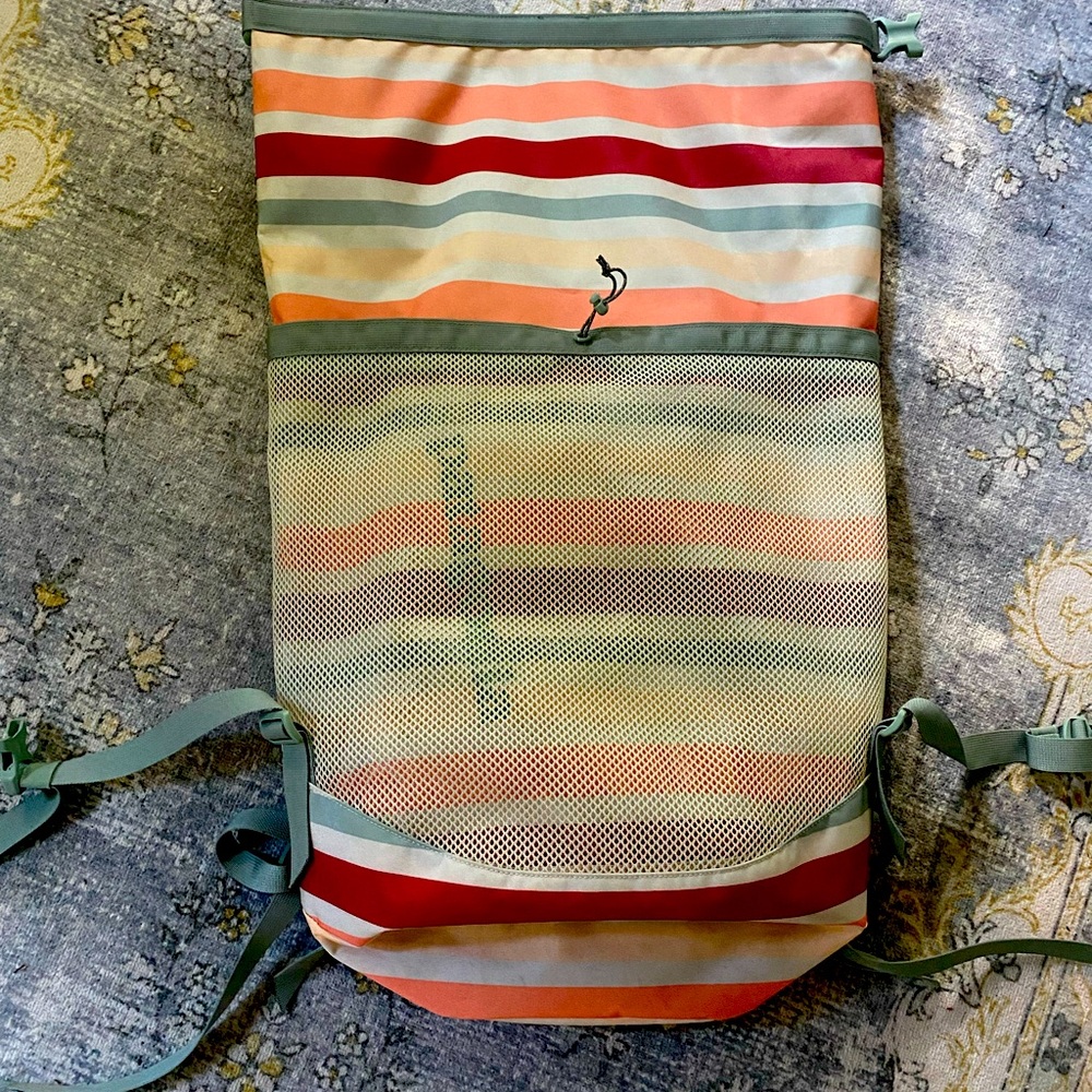 Patagonia Travel Roll Top Backpack (35 L) water resistant material